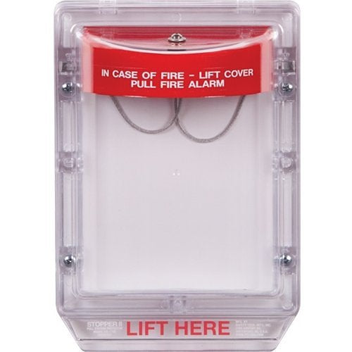 STI 1200 Stopper II without Horn Flush Mount, Fire Label